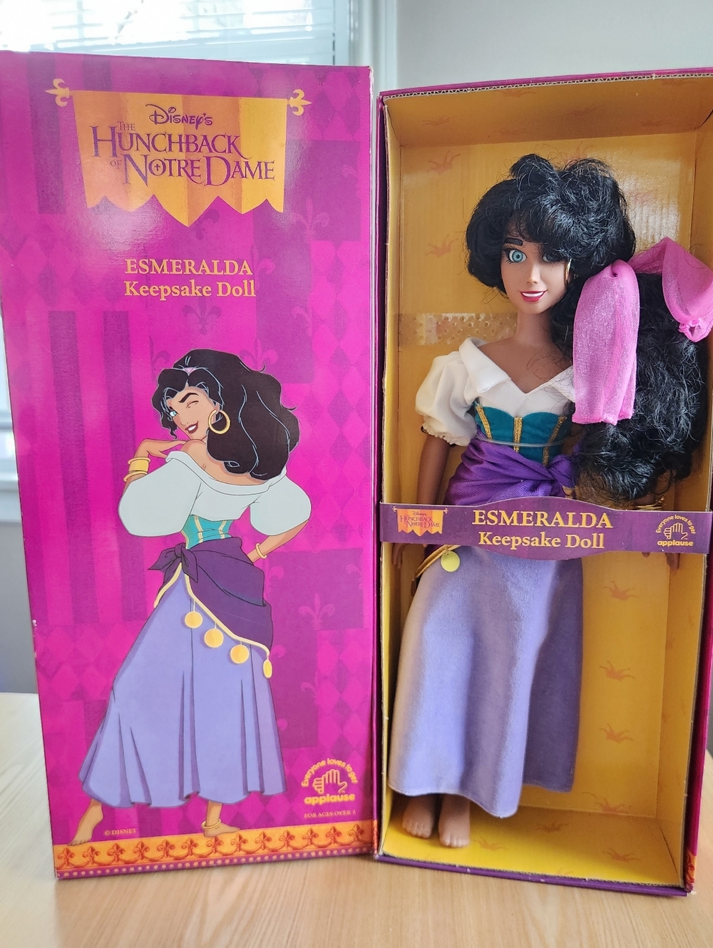 Vintage Disney Esmeralda From Hunchback Of Notre Dame Keepsake Doll By Applause